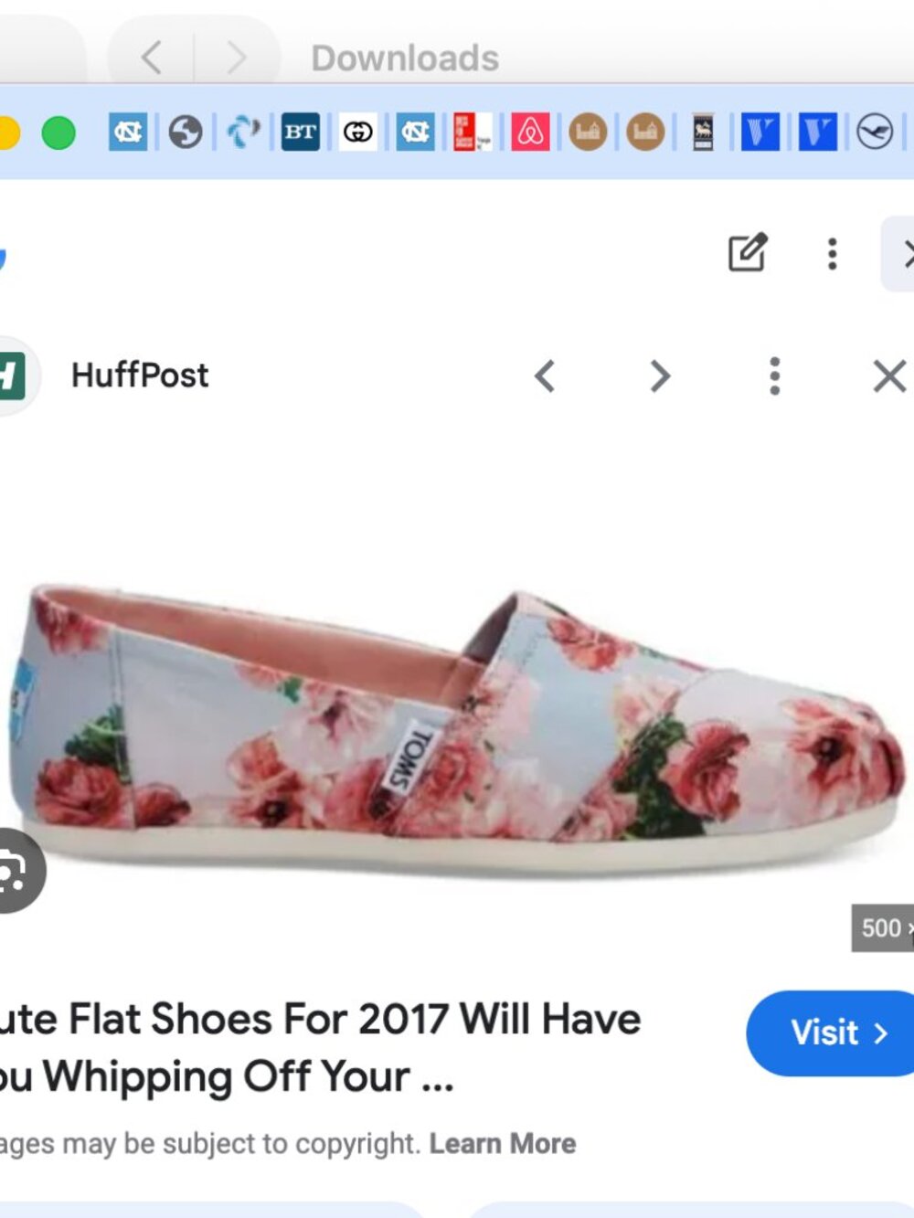 Toms Rose Slip-ons